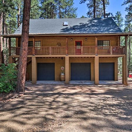 Pine Strawberry Cabin With 2-Story Deck Dogs Welcome! المظهر الخارجي الصورة