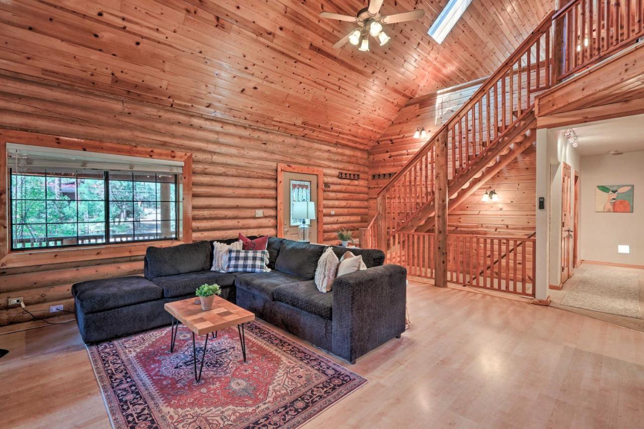 Pine Strawberry Cabin With 2-Story Deck Dogs Welcome! المظهر الخارجي الصورة