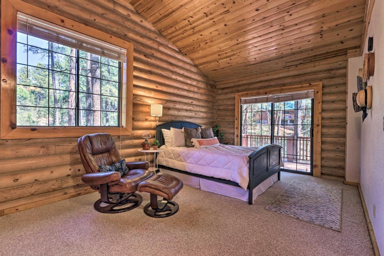 Pine Strawberry Cabin With 2-Story Deck Dogs Welcome! المظهر الخارجي الصورة