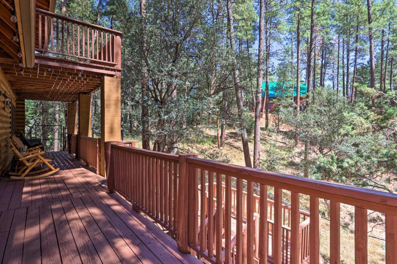 Pine Strawberry Cabin With 2-Story Deck Dogs Welcome! المظهر الخارجي الصورة