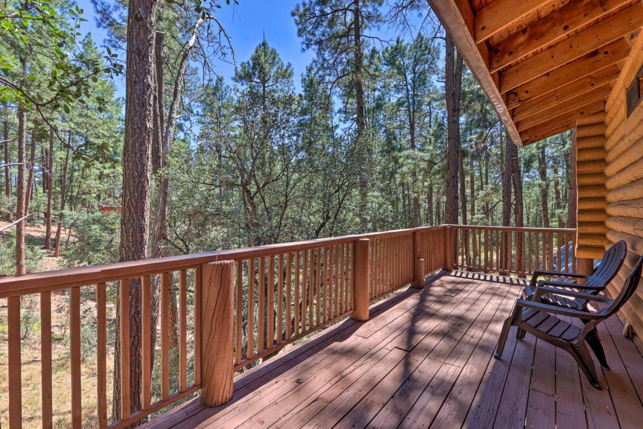 Pine Strawberry Cabin With 2-Story Deck Dogs Welcome! المظهر الخارجي الصورة